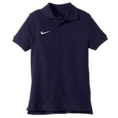 Nike TS BOYS CORE POLO, 10 | FOOTBALL/SOCCER | BOYS | SHORT SLEEVE POLO | OBSIDIAN/WHITE | XS