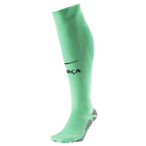 Nike FCB U NK MTCH SOCK 3, 10 | FOOTBALL/SOCCER | ADULT UNISEX | KNEE HIGH SOCK | GREEN GLOW/ENERGY/BLACK | 10-