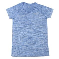 Nike W NK DF KNIT TOP SS, 10 | RUNNING | WOMENS | SHORT SLEEVE TOP | BLUE JAY/HYDROGEN BLUE | S