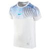 HYPERCOOL MAX SS YTH, 10 | YOUNG ATHLETES | BOYS | SHORT SLEEVE TOP | WHITE/WHITE/MTLC BLUE | L