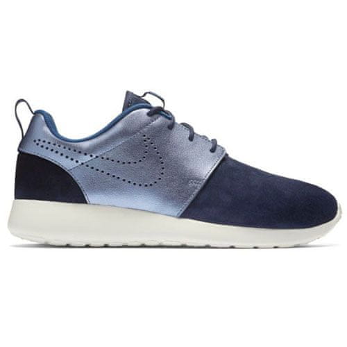 Nike W ROSHE ONE PRM SUEDE, 820228-400 | MID NAVY/MTLC BL DSK-SL-CRT BL | EU 38 | UK 4,5 | US 7