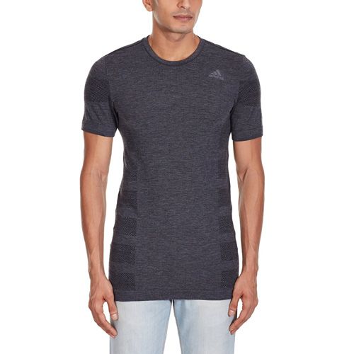 Adidas AS PRIMEKNIT M, RUNNING | T-SHIRT (SHORT SLEEVE) | BLACK | L