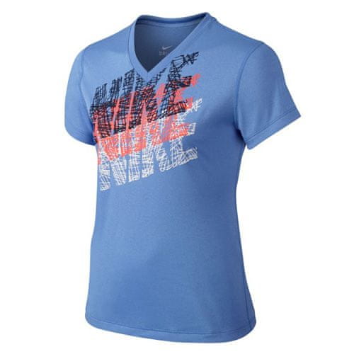 Nike LEG TRACER TEE YTH, 10 | YOUNG ATHLETES | GIRLS | SHORT SLEEVE T-SHIRT | CHALK BLUE | XL