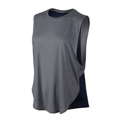 Nike  ELEVATED SLEEVELESS TEE, 10 | WOMEN TRAINING | WOMENS | SLEEVELESS TOP | DARK GREY/HTR/OBSIDIAN/COOL GR | M