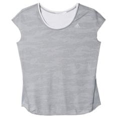 Adidas RUN REV SS T, RUNNING | T-SHIRT (SHORT SLEEVE) | GREY/WHITE | 40