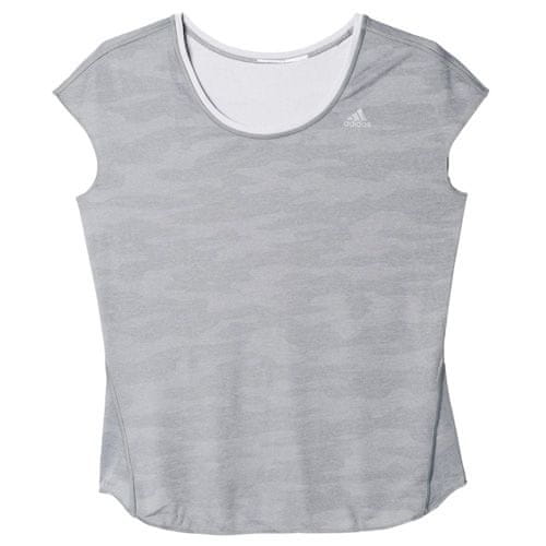 Adidas RUN REV SS T, RUNNING | T-SHIRT (SHORT SLEEVE) | GREY/WHITE | 36