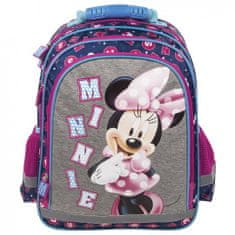 Derform Školní batoh Minnie Mouse ergonomický 38cm modrý