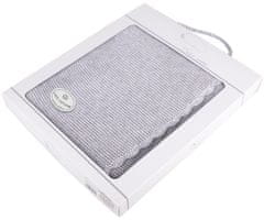 Interbaby deka přízová jemná 75×100 šedá