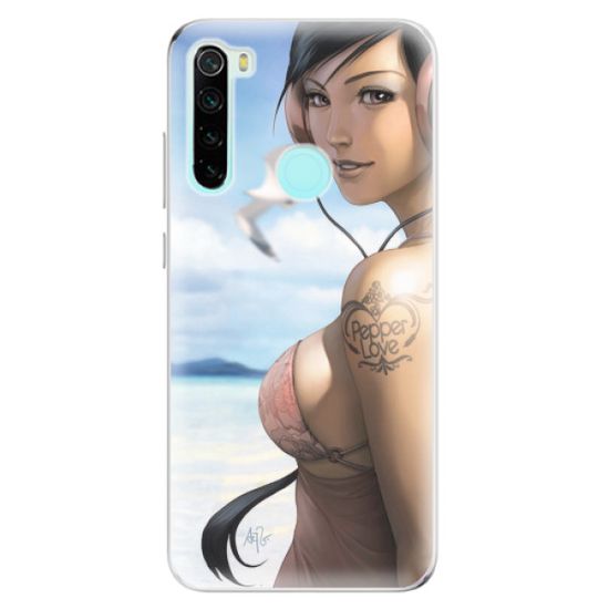 iSaprio Silikonové pouzdro - Girl 02 pro Xiaomi Redmi Note 8