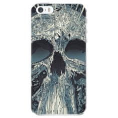 iSaprio Silikonové pouzdro - Abstract Skull pro Apple iPhone 5/5S/SE
