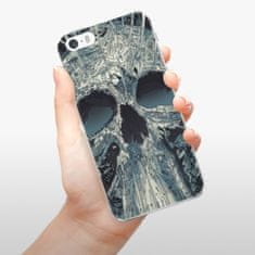 iSaprio Silikonové pouzdro - Abstract Skull pro Apple iPhone 5/5S/SE