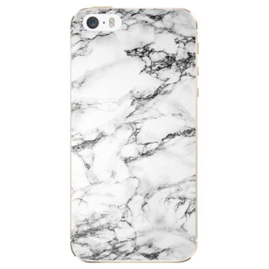 iSaprio Silikonové pouzdro - White Marble 01 pro Apple iPhone 5/5S/SE