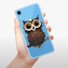 iSaprio Silikonové pouzdro - Owl And Coffee pro Apple iPhone Xr