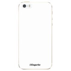 iSaprio Silikonové pouzdro - 4Pure - bílý pro Apple iPhone 5/5S/SE