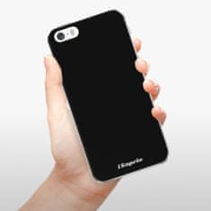 iSaprio Silikonové pouzdro - 4Pure - černý pro Apple iPhone 5/5S/SE