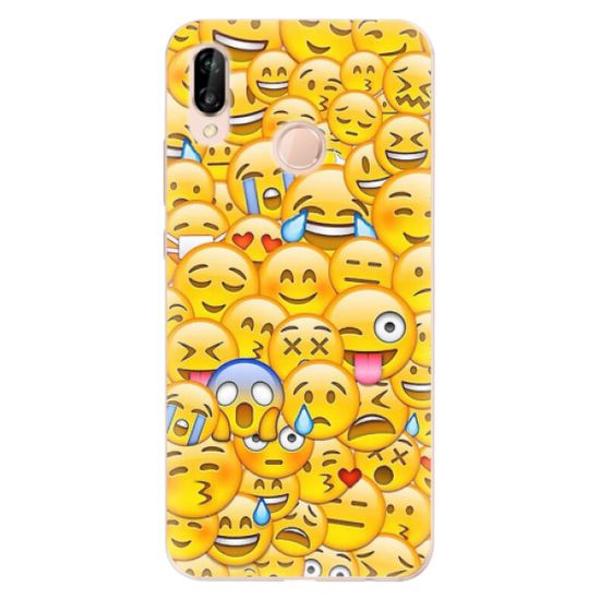 iSaprio Silikonové pouzdro - Emoji pro Huawei P20 Lite