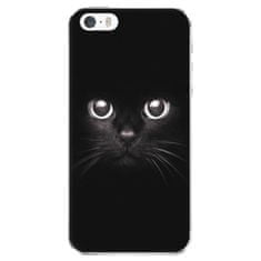 iSaprio Silikonové pouzdro - Black Cat pro Apple iPhone 5/5S/SE