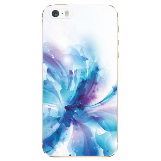 iSaprio Silikonové pouzdro - Abstract Flower pro Apple iPhone 5/5S/SE