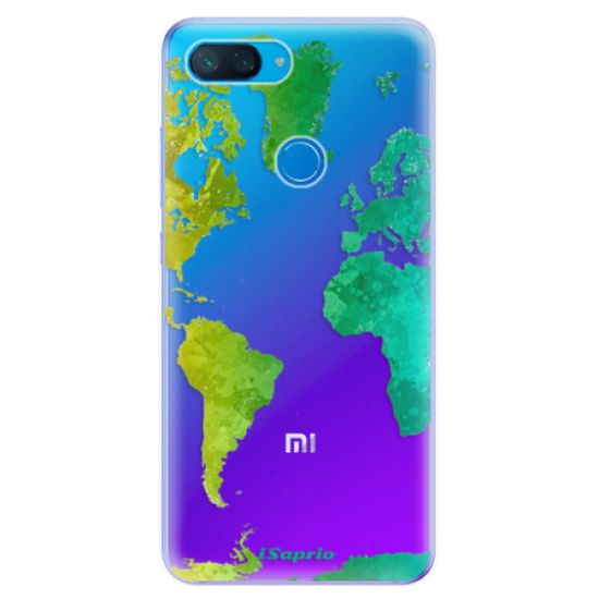 iSaprio Silikonové pouzdro - Cold Map pro Xiaomi Mi 8 Lite