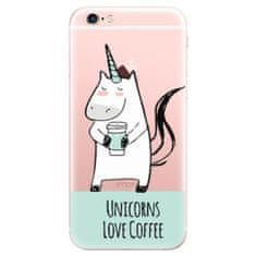 iSaprio Silikonové pouzdro - Unicorns Love Coffee pro Apple iPhone 6 Plus