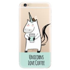 iSaprio Silikonové pouzdro - Unicorns Love Coffee pro Apple iPhone 6 Plus