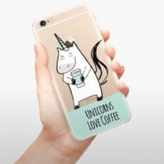 iSaprio Silikonové pouzdro - Unicorns Love Coffee pro Apple iPhone 6 Plus