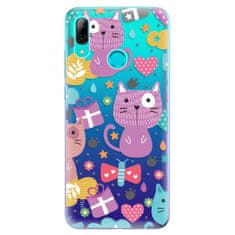 iSaprio Silikonové pouzdro - Cat pattern 01 pro Huawei P Smart 2019