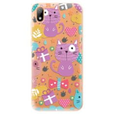 iSaprio Silikonové pouzdro - Cat pattern 01 pro Huawei Y5 2019