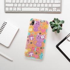 iSaprio Silikonové pouzdro - Cat pattern 01 pro Huawei Y5 2019