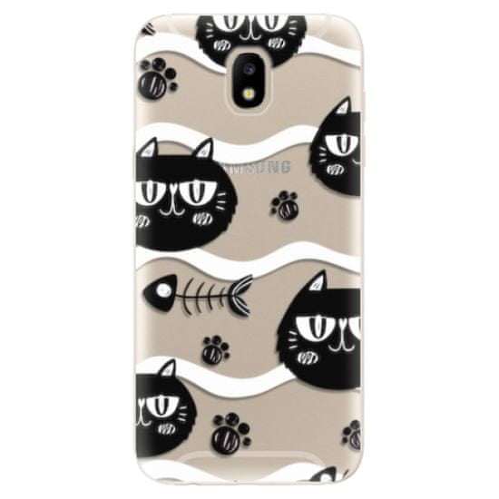 iSaprio Silikonové pouzdro - Cat pattern 04 pro Samsung Galaxy J5 (2017)