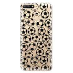 iSaprio Silikonové pouzdro - Football pattern - black pro Huawei Y6 Prime 2018