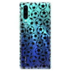 iSaprio Silikonové pouzdro - Football pattern - black pro Huawei P30