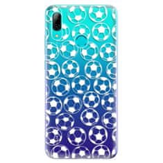 iSaprio Silikonové pouzdro - Football pattern - white pro Huawei P Smart 2019