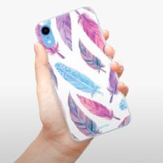 iSaprio Silikonové pouzdro - Feather Pattern 10 pro Apple iPhone Xr