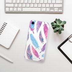 iSaprio Silikonové pouzdro - Feather Pattern 10 pro Apple iPhone Xr