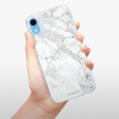 iSaprio Silikonové pouzdro - SilverMarble 14 pro Apple iPhone Xr