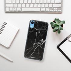 iSaprio Silikonové pouzdro - Black Marble 18 pro Apple iPhone Xr