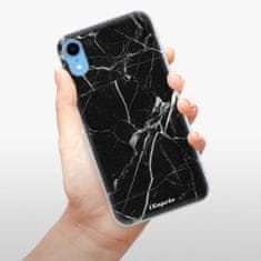 iSaprio Silikonové pouzdro - Black Marble 18 pro Apple iPhone Xr