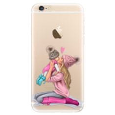 iSaprio Silikonové pouzdro - Kissing Mom - Blond and Girl pro Apple iPhone 6 Plus