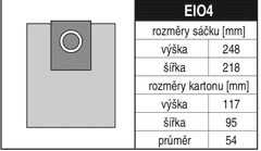 Jolly - MaT Elektra Sáčky do vysavače EIO4