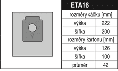 Jolly - MaT Elektra Sáčky do vysavače ETA 16