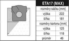 Jolly - MaT Elektra Sáčky do vysavače ETA 17