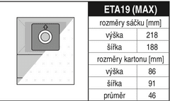 Jolly - MaT Elektra Sáčky do vysavače ETA 19