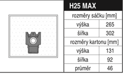 Jolly - MaT Elektra Sáčky do vysavače H 25 MAX