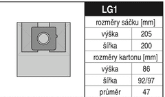 Jolly - MaT Elektra Sáčky do vysavače LG 1