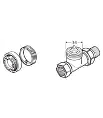 DANFOSS Danfoss Adapter RAV & RAVL (014G0250)