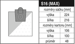 Jolly - MaT Elektra Sáčky do vysavače S 16