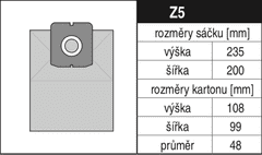 Jolly - MaT Elektra Sáčky do vysavače Z 5