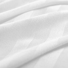 Greatstore Ubrus, 5 ks, bavlněný satén, bílý, 100x100 cm