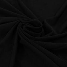 Greatstore Rautové sukně s řasením 2 ks černé 150 x 74 cm